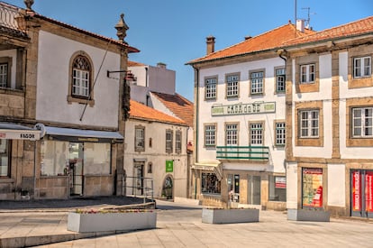 El centro de la localidad portuguesa de Guarda.