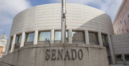 Imagen del exterior del Senado.