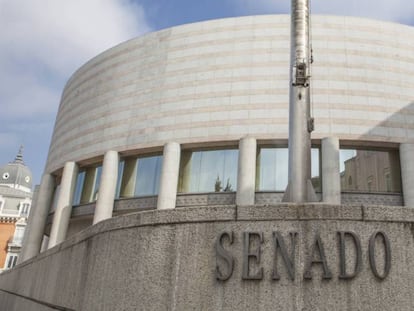 Imagen del exterior del Senado.