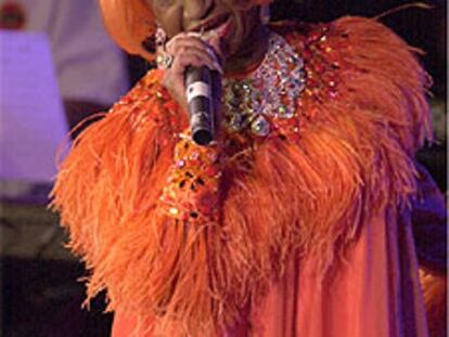 La artista cubana, en un concierto en Madrid.