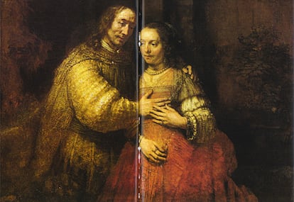 'Isaac y Rebeca', un espléndido cuadro que durante mucho tiempo fue conocido como 'La novia judía' (1666).