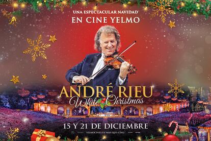 Cartel de 'André Rieu: White Christmas'.