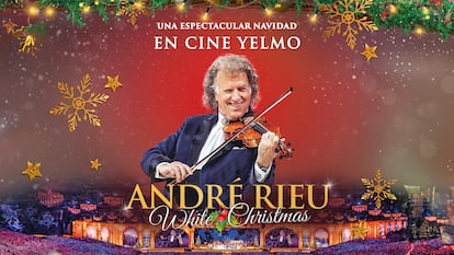 Cartel de 'André Rieu: White Christmas'.