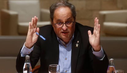 El presidente de la Generalitat, Quim Torra.