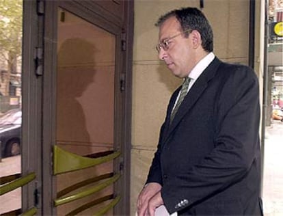 José María Ruiz de la Serna, a su llegada a la Audiencia Nacional.