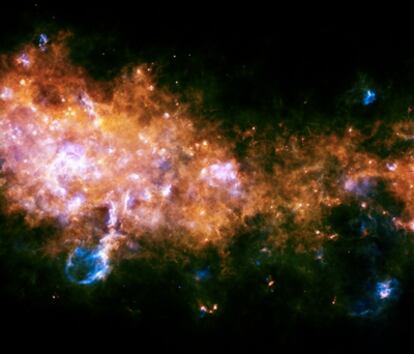 Zona de gestación y nacimiento de estrellas en la Vía Láctea