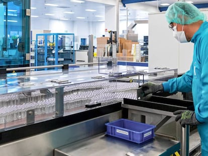 Planta de Sanofi en Fráncfort (Alemania), donde el laboratorio fabricará parte de sus vacunas para el Covid-19.