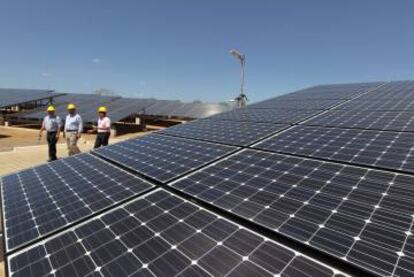 Planta solar de Diriamba en Nicaragua.