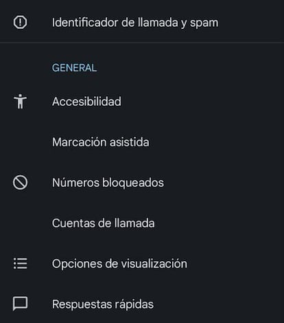 Números bloqueados Android