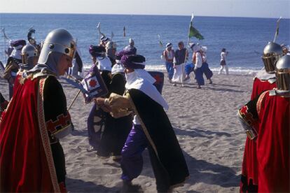 Refriega entre moros y cristianos en Carboneras (Almería).