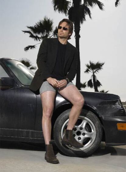 David Duchovny, sin pantalones.