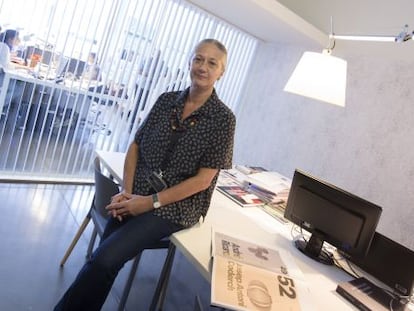 Pilar Vélez, en su despacho