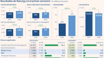 Naturgy eleva su beneficio un 15% pese a provisionar 126 millones por Metrogas