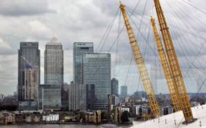 Vista del distrito financiero, Canary Wharf, de Londres (Reino Unido). EFE/Archivo
