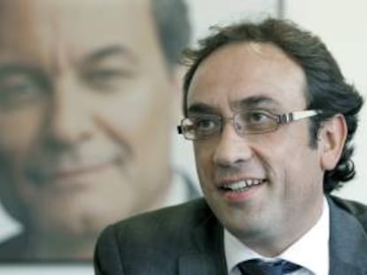 El secretario de organización de CDC, Josep Rull, durante una entrevista con Efe. EFE/Archivo