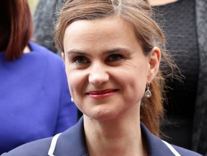 A deputada laborista Jo Cox, o passado maio.