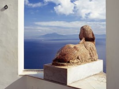 Vistas sobre el golfo de Nápoles desde la Villa San Michele, en Capri.