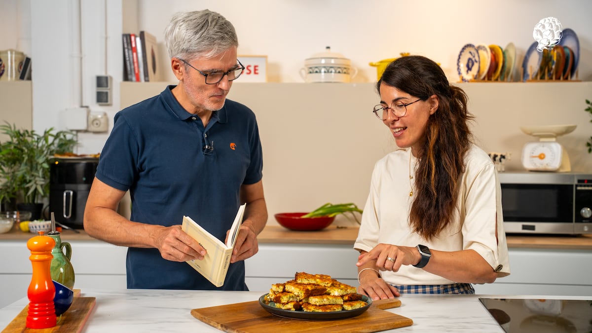 Receta rápida de pastel de calabacín y feta
