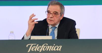 César Alierta, presidente de Telefónica.