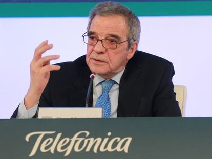 César Alierta, presidente de Telefónica.