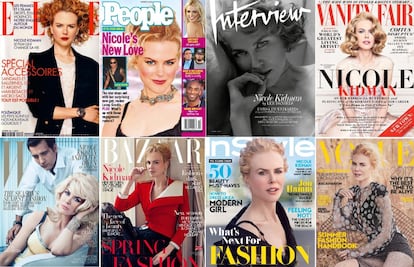 Mujer de revista. La actriz lleva protagonizando las portadas de las principales revistas de moda y cine desde hace más de dos décadas.