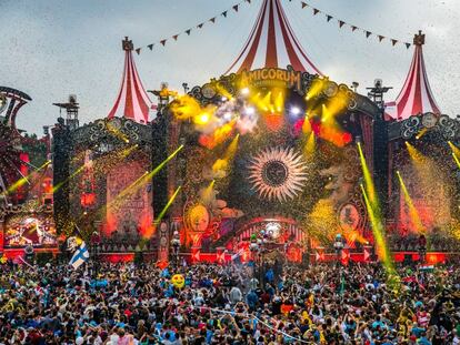 El escenario principal de Tomorrowland 2017.