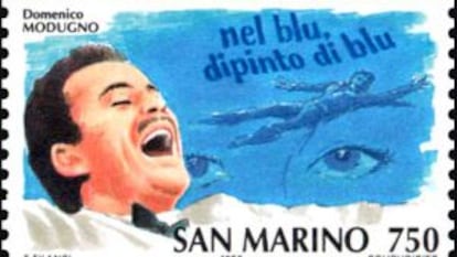 Un sello de Domenico Modugno