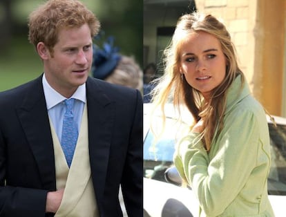 El pr&iacute;ncipe Enrique de Inglaterra y su novia, Cressida Bonas.