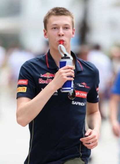 Daniil Kvyat, piloto de Toro Rosso, en Malasia