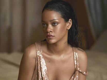 La cantante Rihanna.