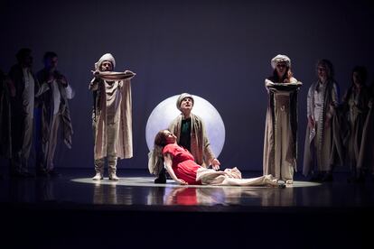 Una parte de la obra 'Minatchi'.