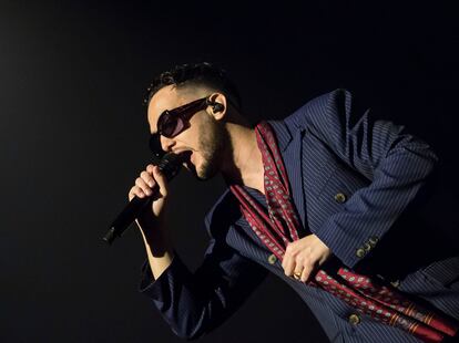 Concierto de C. Tangana en el Palacio de los Deportes “Jose Maria Martin Carpena”, con 'Sin Cantar ni Afinar Tour' Tour' para presentar en directo el disco 'El Madrileño'.