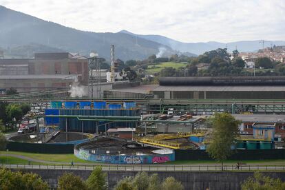 Vista de la planta de Sidenor de Basauri, en el País Vasco.