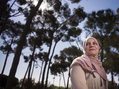 Fatima Taleb, the first Muslim councilor in the Catalan city of Badalona.