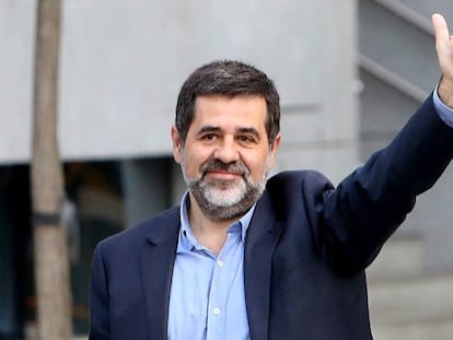 El líder independetista catalán Jordi Sànchez, el pasado octubre en Madrid.