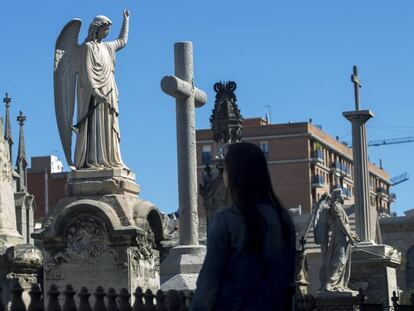 Panteons al cementiri del Poblenou, a Barcelona.