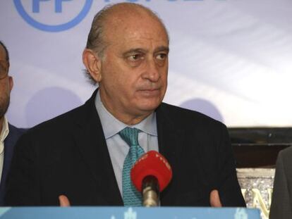 Jorge Fernández Díaz este jueves en Cambrils (Tarragona).