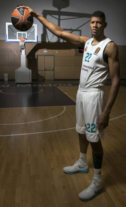 Walter Tavares, en las pistas de Valdebebas