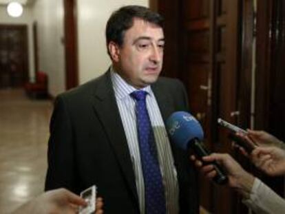 El portavoz parlamentario del PNV, Aitor Esteban. EFE/Archivo