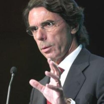 El expresidente del Gobierno José María Aznar