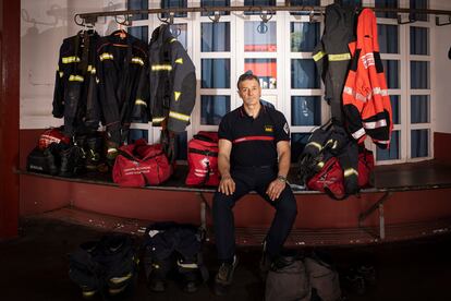 Pablo Estela, jefe del parque de bomberos de la Plana Baixa (Nules).