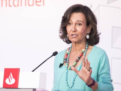 Ana Botín, presidenta de Santander