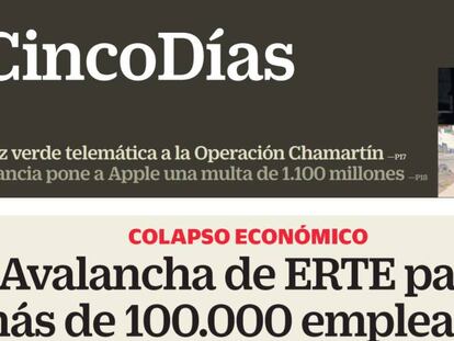 Lea gratis la edición impresa de Cinco Días