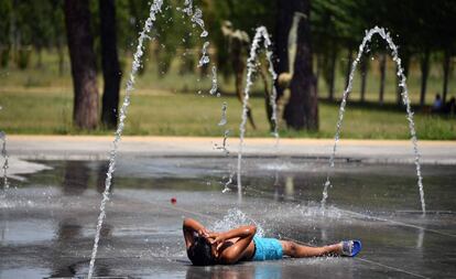 El 27 de junio en Montpellier (Francia), en plena canícula