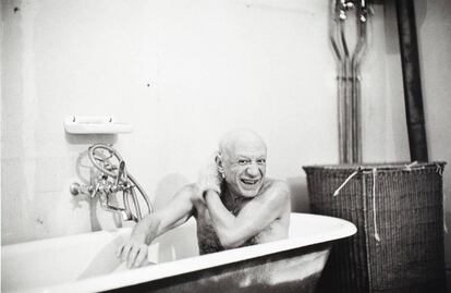 Fotografía que Duncan hizo de Picasso el día de 1956 en que se conocieron.
 
