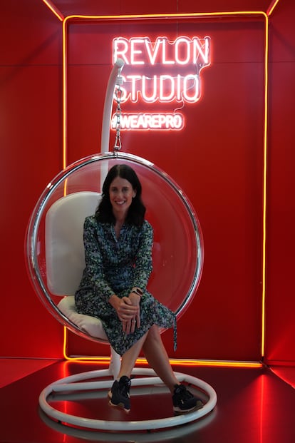 Michelle Peluso en las oficinas de Revlon Professional en Barcelona a principios de diciembre.