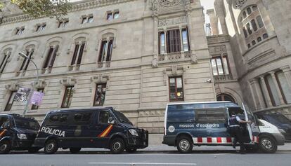 Fachada de la Audiencia de Barcelona