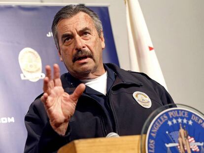 El jefe de policía de Los Ángeles, Charlie Beck.