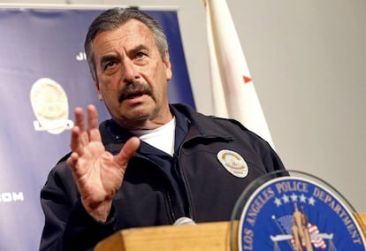 O chefe de policial de Los Angeles, Charlie Beck.
