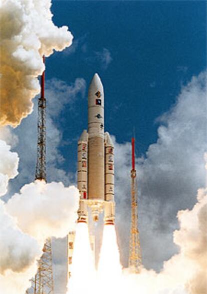 El lanzamiento de un Ariane 5 fotografiado en 1998.